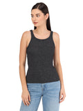 Beatnik Black Cami  Womens Top