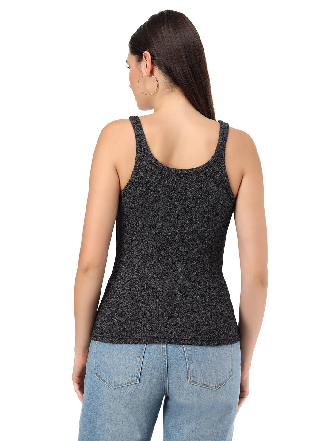 Beatnik Black Cami  Womens Top