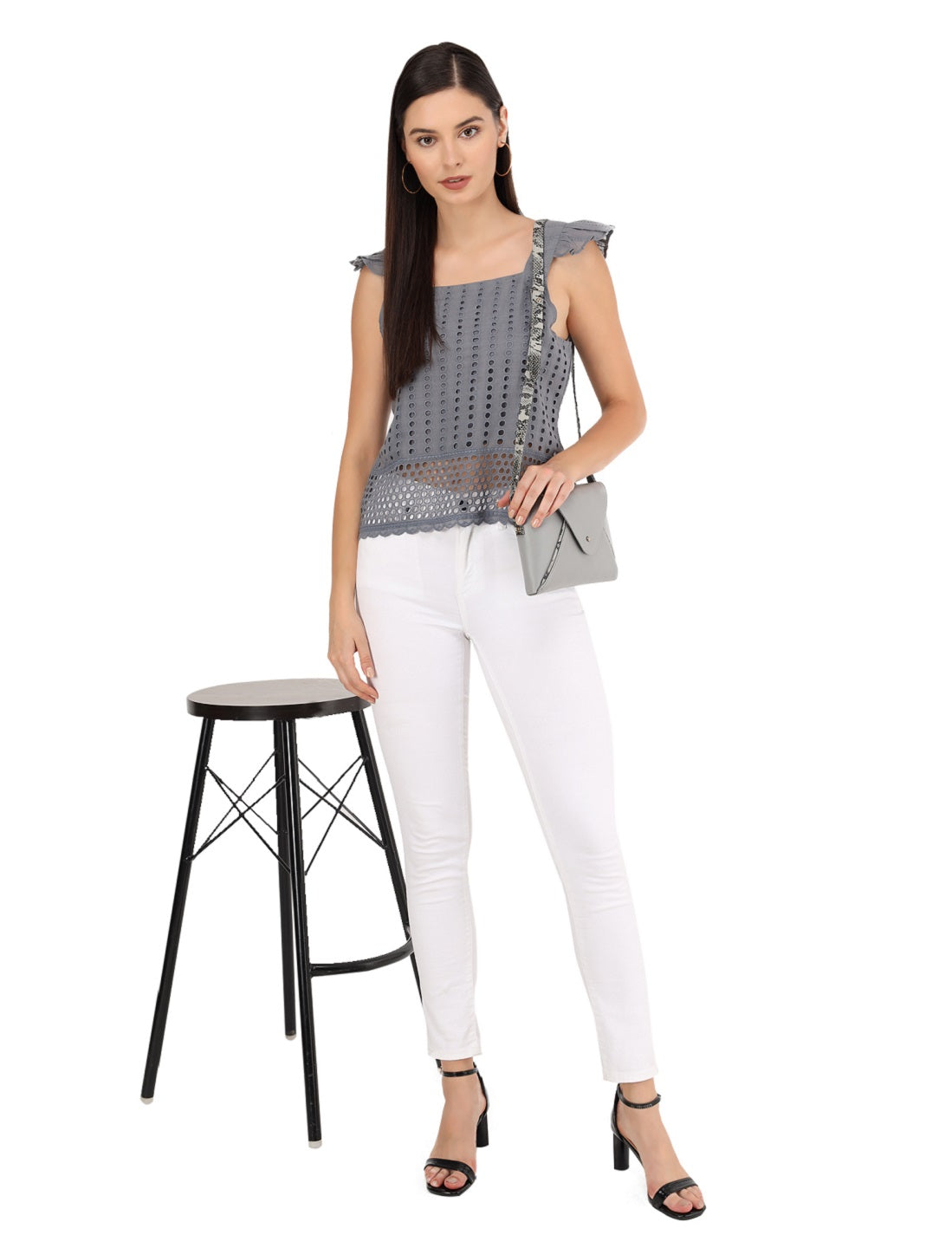 Beatnik Casual Wear Short Sleeve Peasant Top Beatnik India