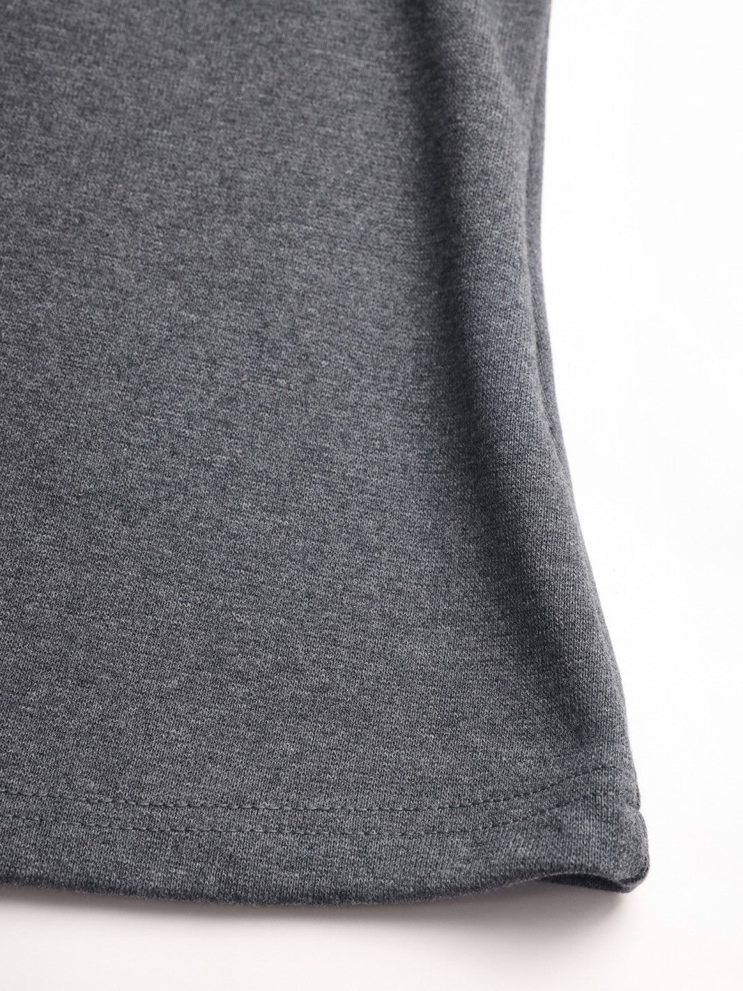 Light Winter Casual Wear Dark Grey A-Line Zip Neck Top Beatnik India