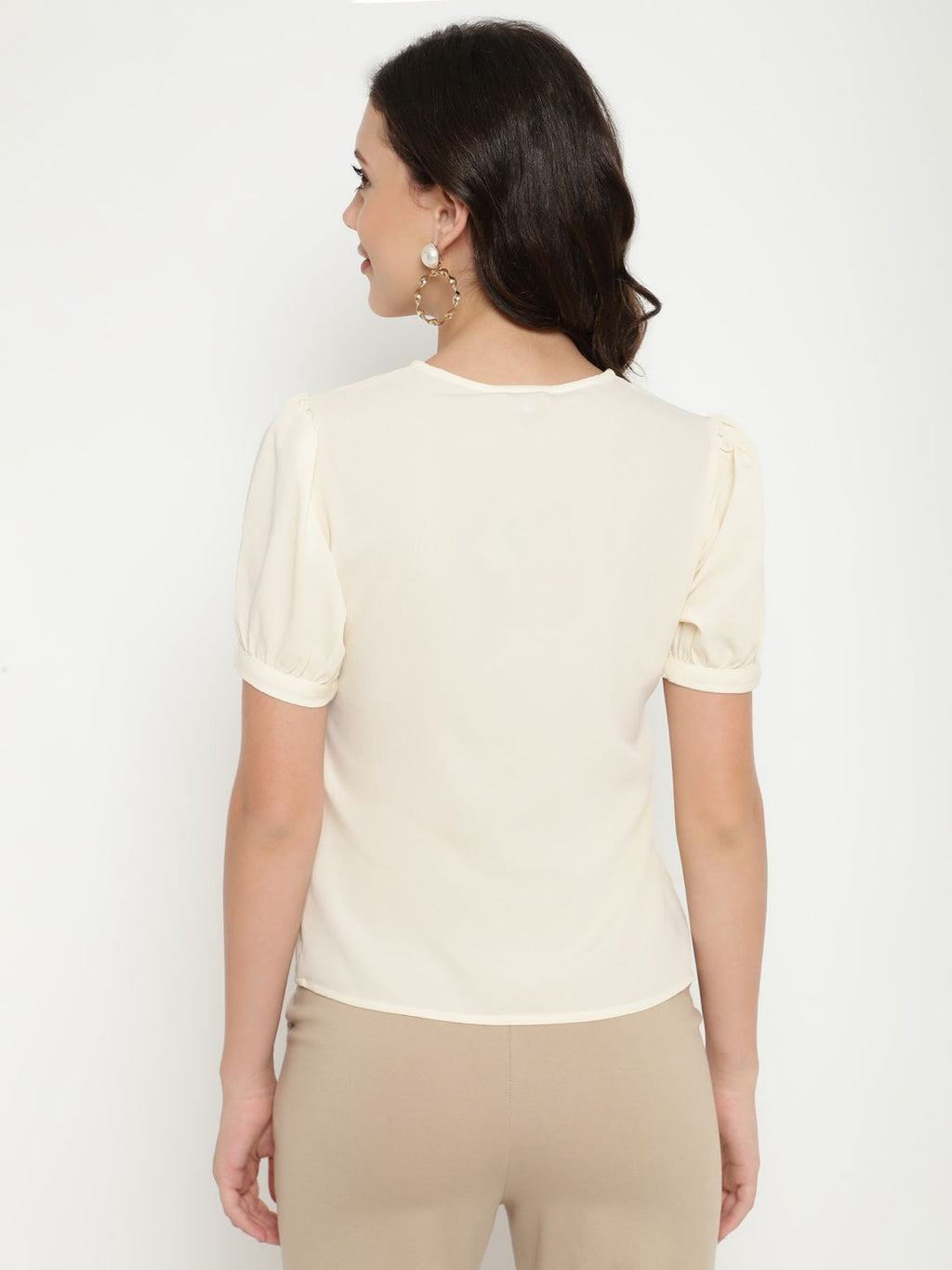 Beatnik Off White Shirt Style Top Beatnik
