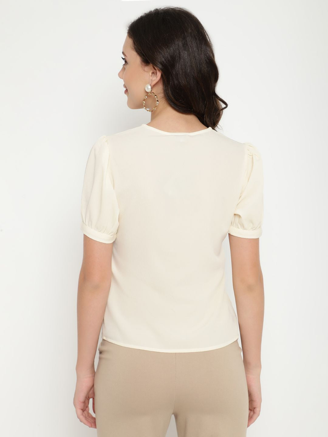 Beatnik Off White Shirt Style Top Beatnik