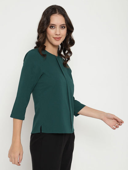 Beatnik Dark Green Empire Top Beatnik