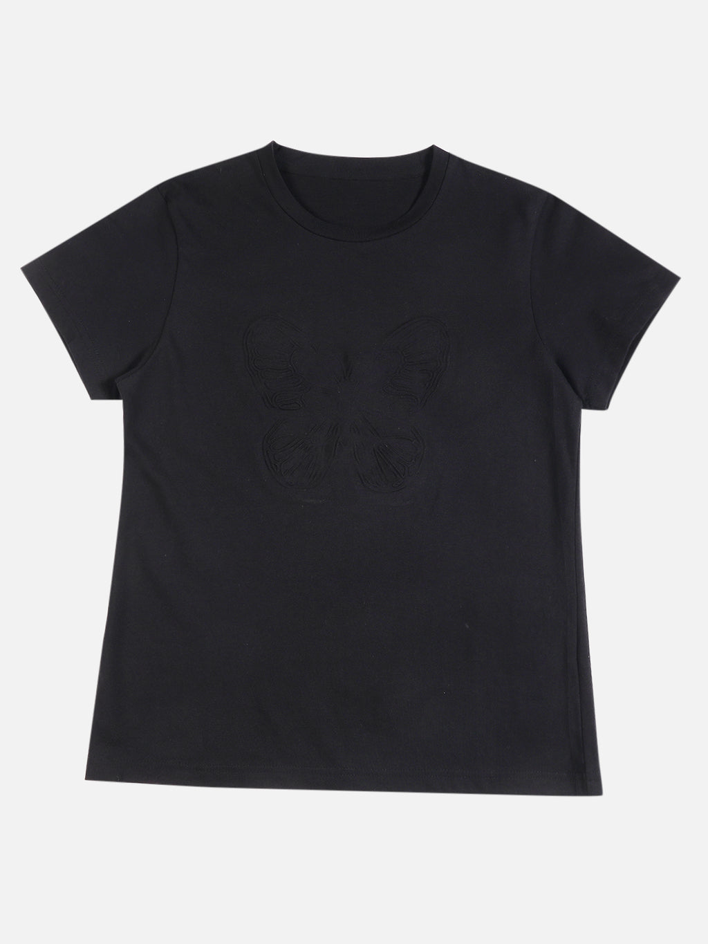 Beatnik Black Embossed T-shirt