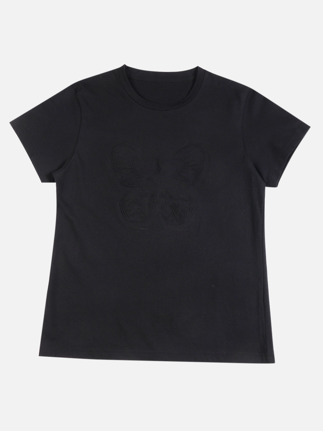 Beatnik Black Embossed T-shirt