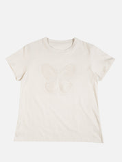 Beatnik Off White Embossed T-shirt