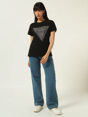 Beatnik Black Sequence T-shirt
