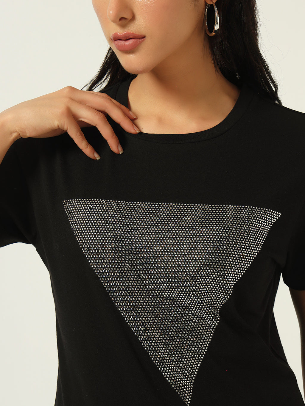 Beatnik Black Sequence T-shirt