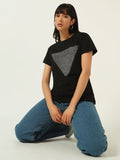Beatnik Black Sequence T-shirt
