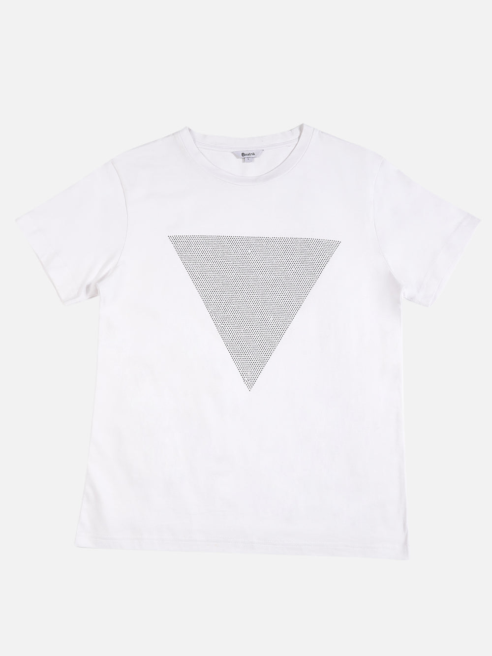 Beatnik White Sequence T-shirt