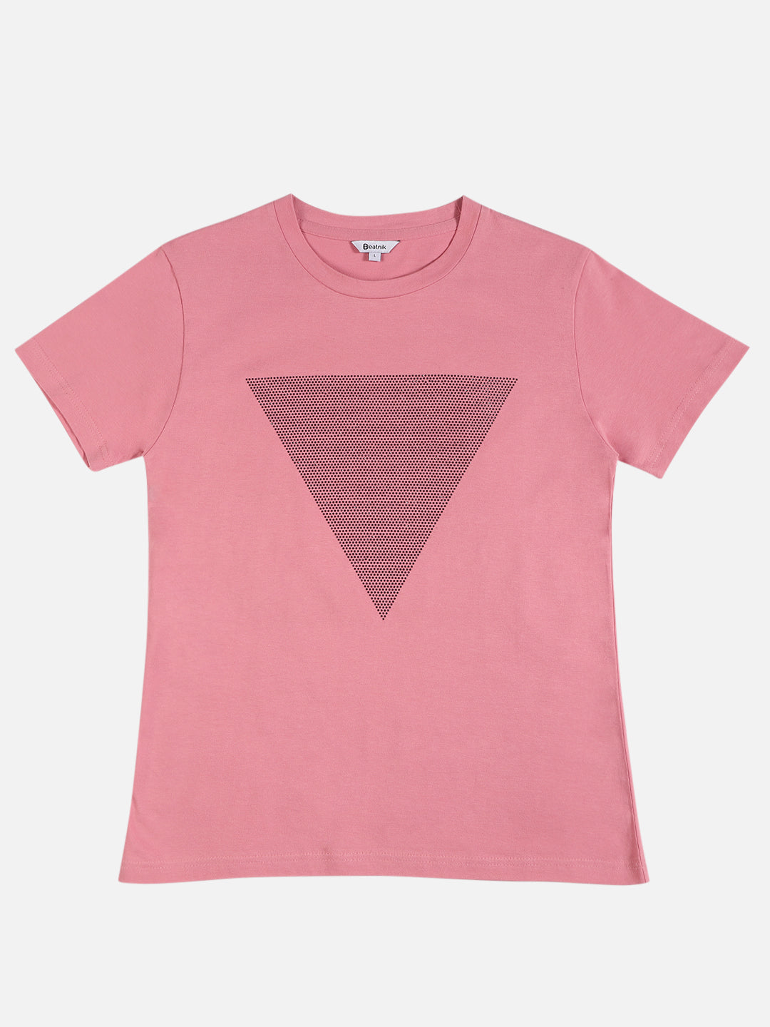 Beatnik Pink Sequence T-shirt