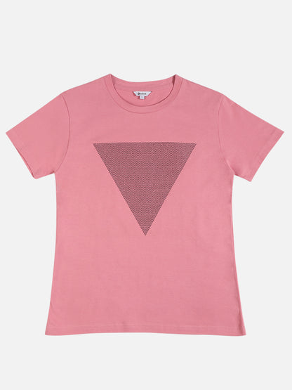 Beatnik Pink Sequence T-shirt