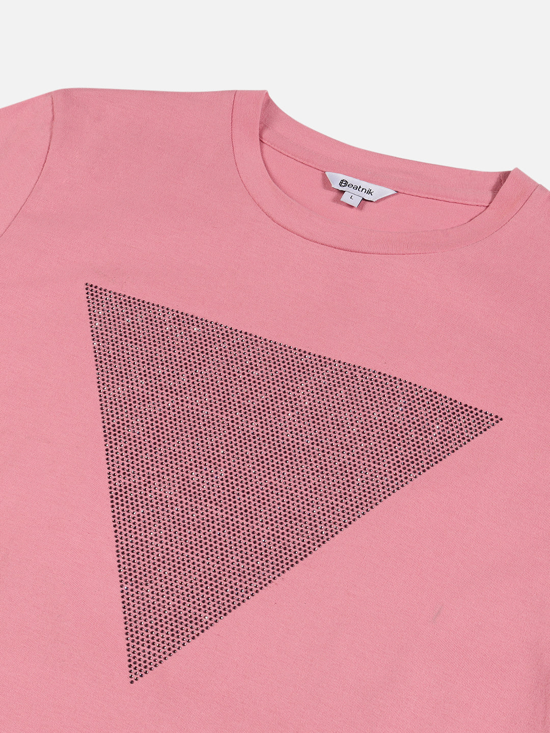 Beatnik Pink Sequence T-shirt