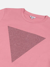 Beatnik Pink Sequence T-shirt