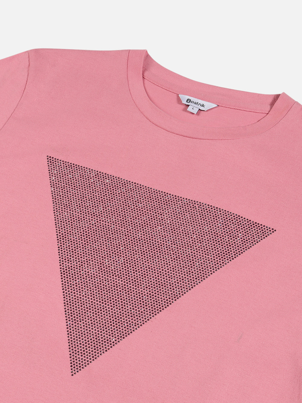 Beatnik Pink Sequence T-shirt