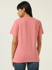 Beatnik Pink Sequence T-shirt