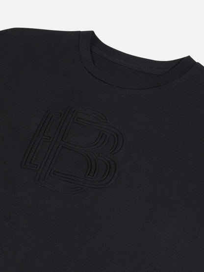 Beatnik Embossed Black T-shirt