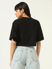 Beatnik Embossed Black T-shirt