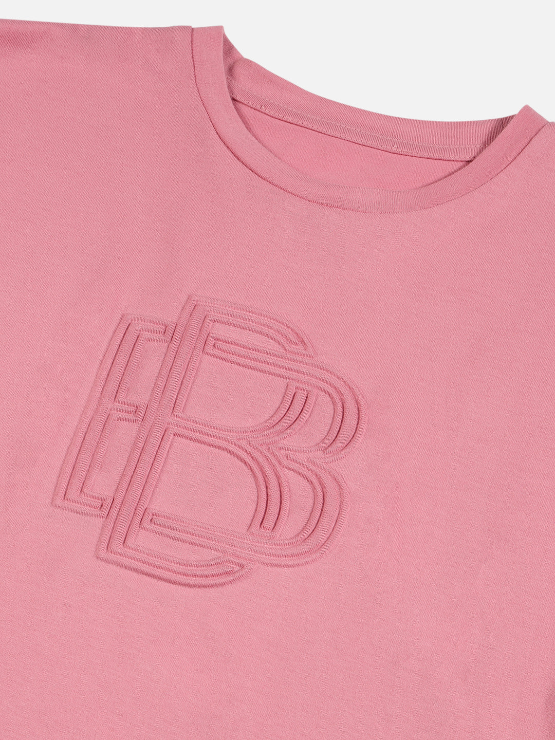 Beatnik Embossed Pink T-shirt