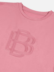 Beatnik Embossed Pink T-shirt