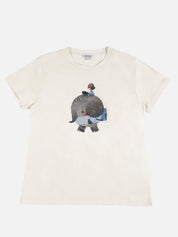 Beatnik Off White DTF Print T-shirt