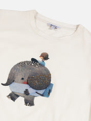 Beatnik Off White DTF Print T-shirt