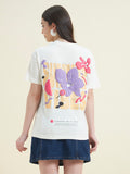 Women Vibrant Color Printed T-shirt
