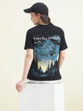 Women Sky Full of Stars Embossed Print