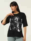 Beatnik Screen Print Black T-shirt