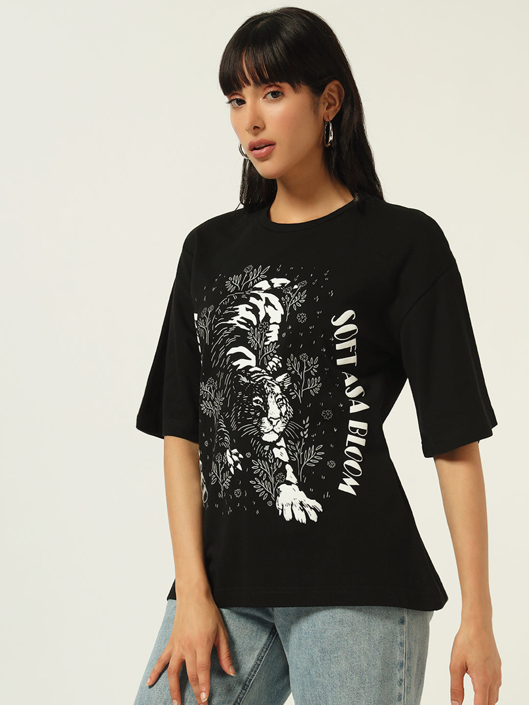 Beatnik Screen Print Black T-shirt