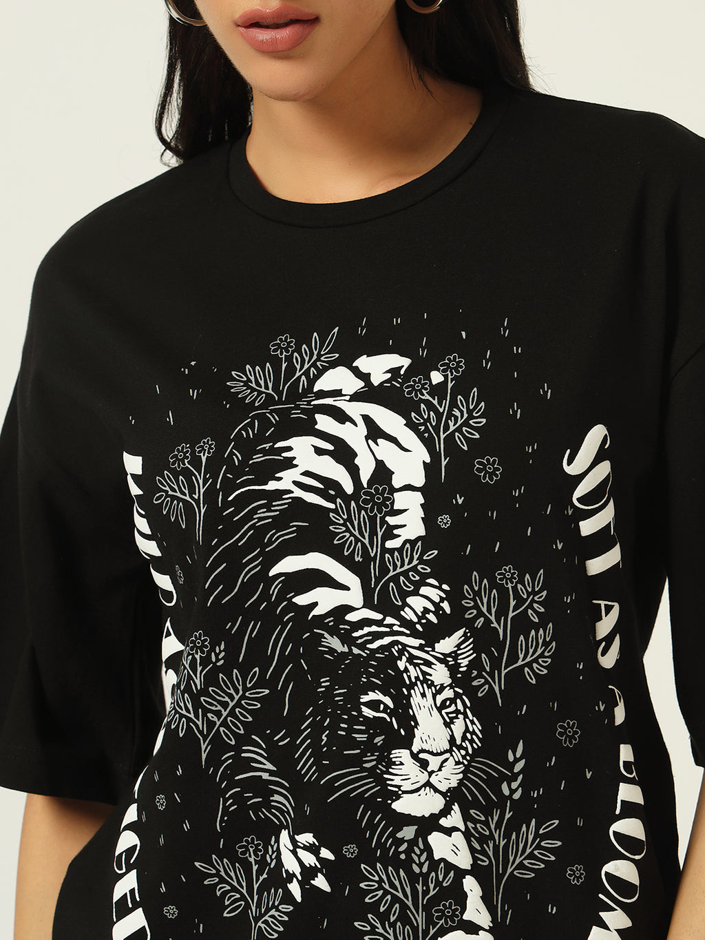 Beatnik Screen Print Black T-shirt