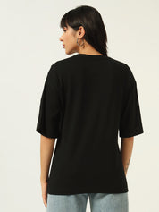 Beatnik Screen Print Black T-shirt