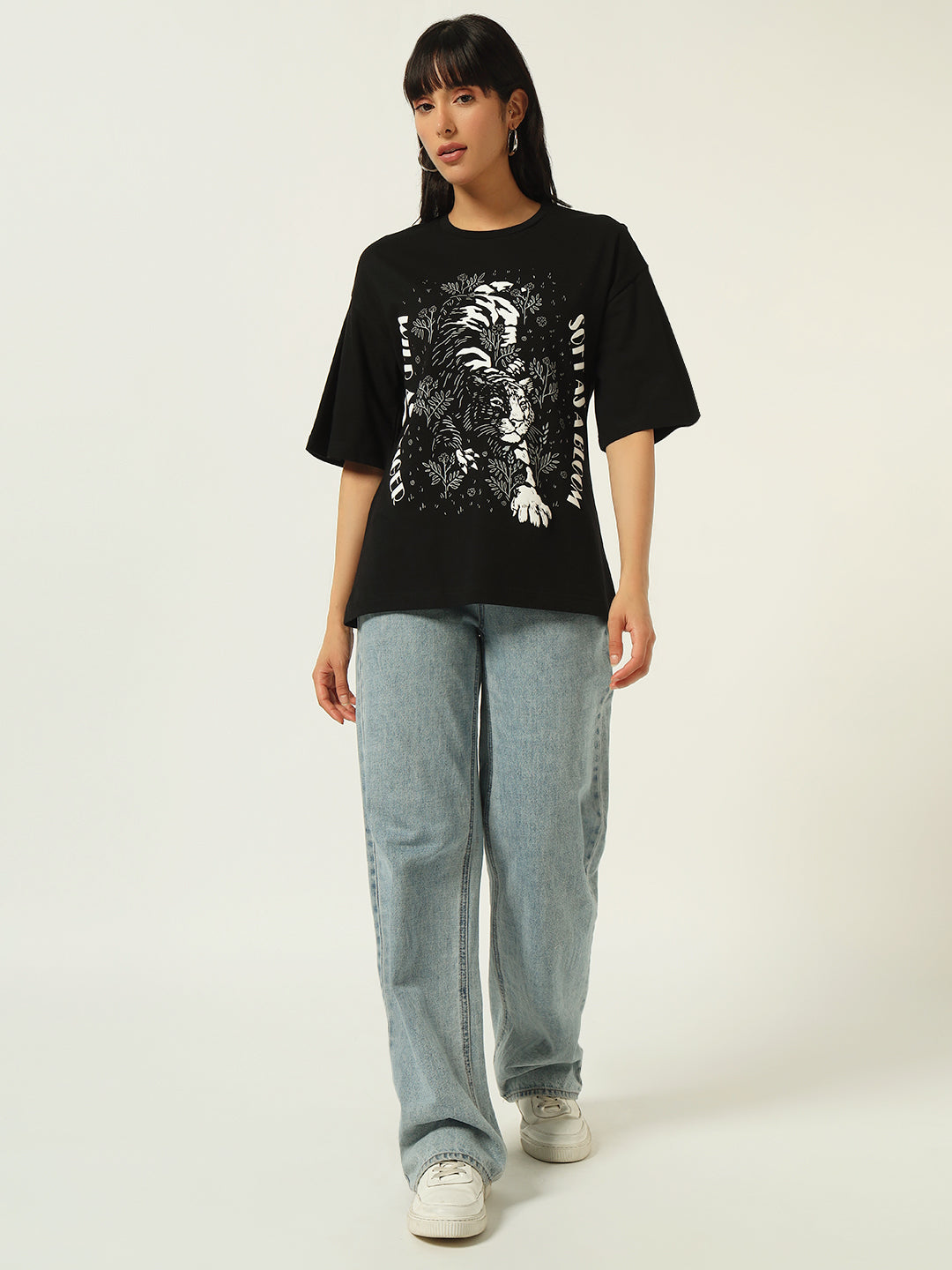 Beatnik Screen Print Black T-shirt
