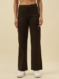 Olive Green Cargo Stretchable Trouser Beatnik