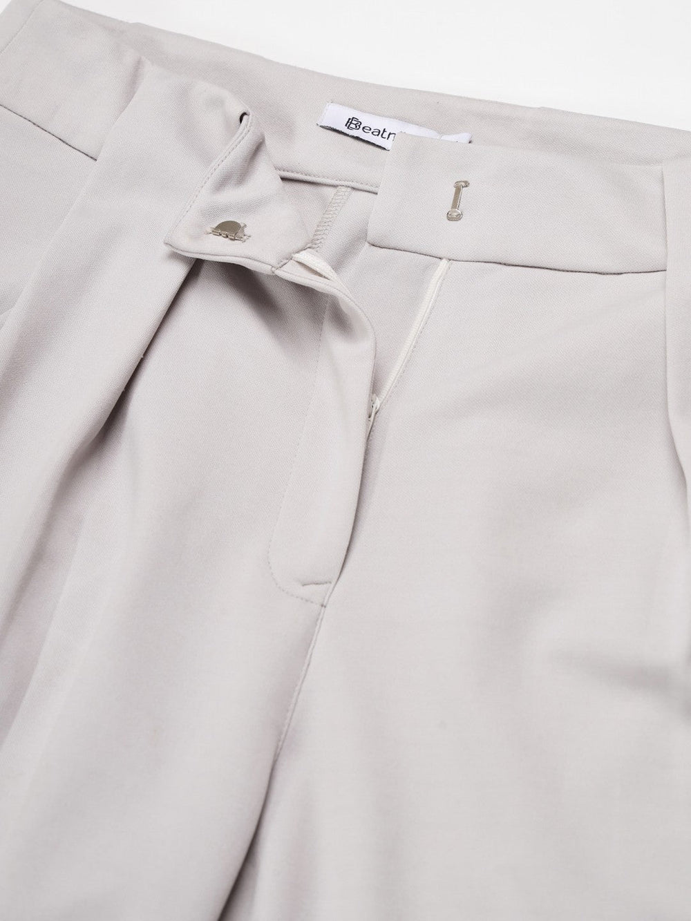Beatnik Grey Flare  Womens Trousers Beatnik India
