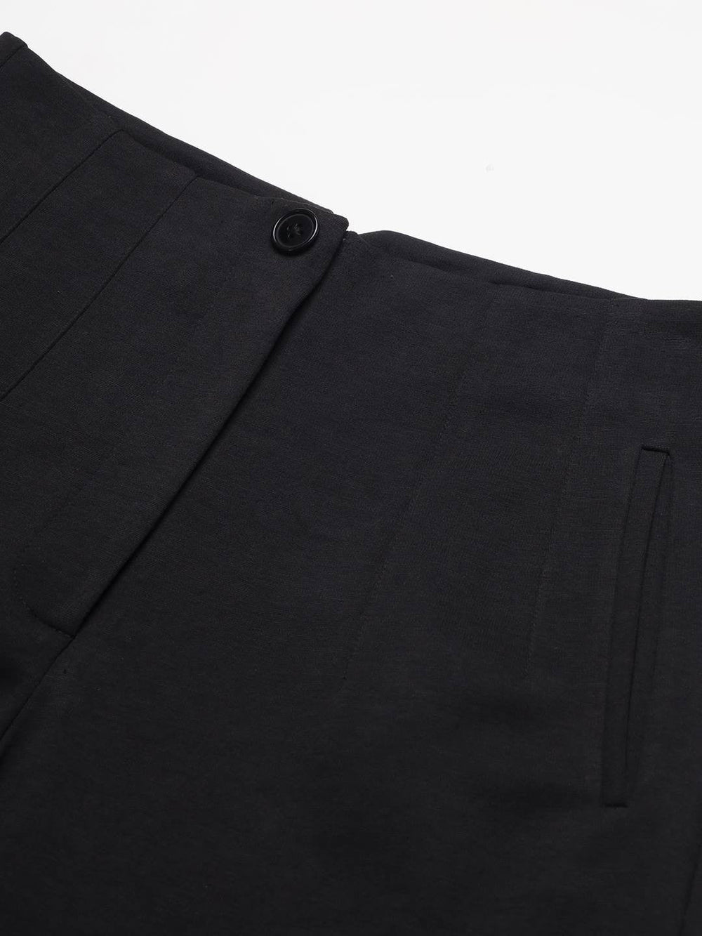 Beatnik Black Pleated Womens Trousers Beatnik India