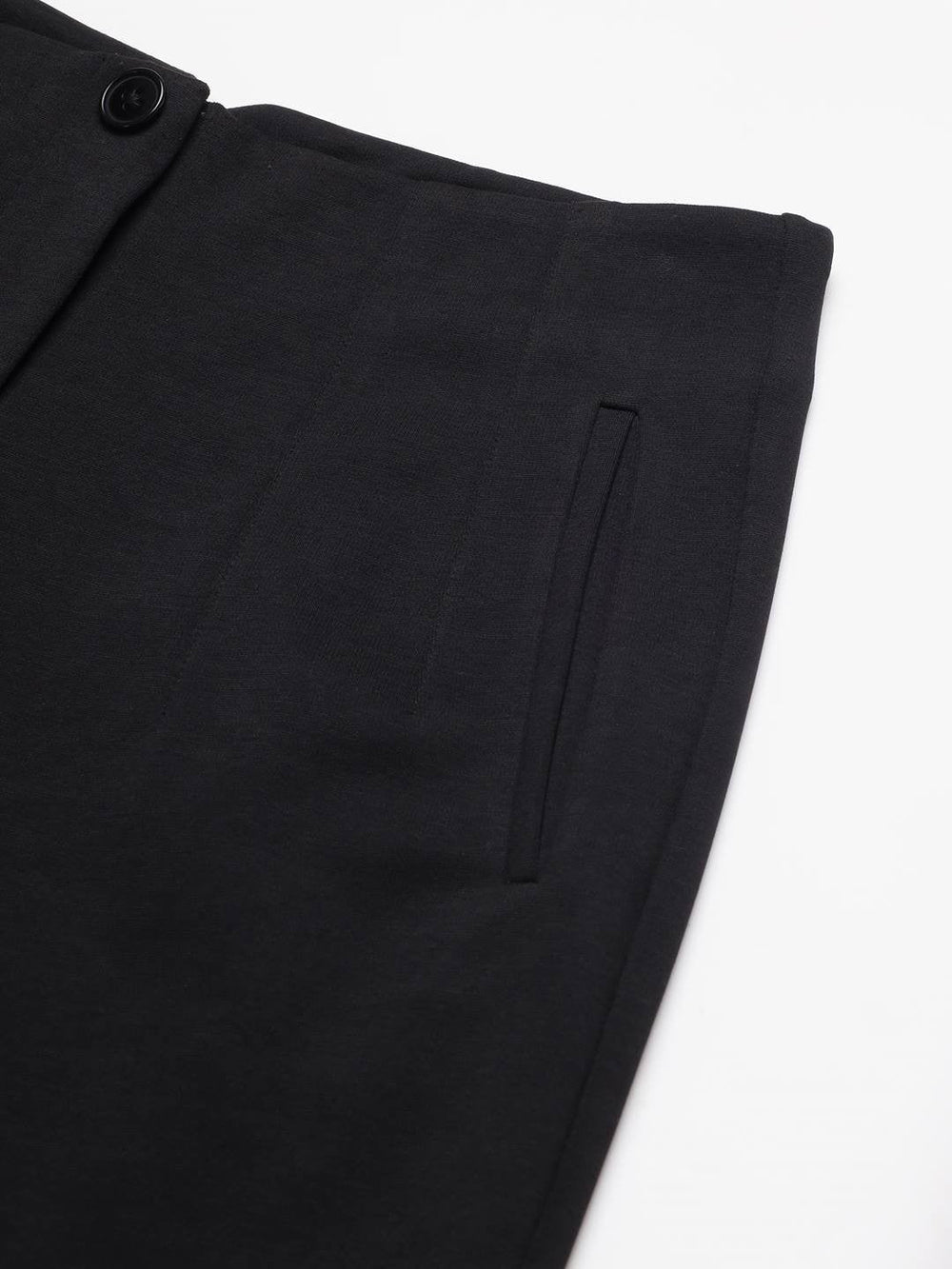 Beatnik Black Pleated Womens Trousers Beatnik India