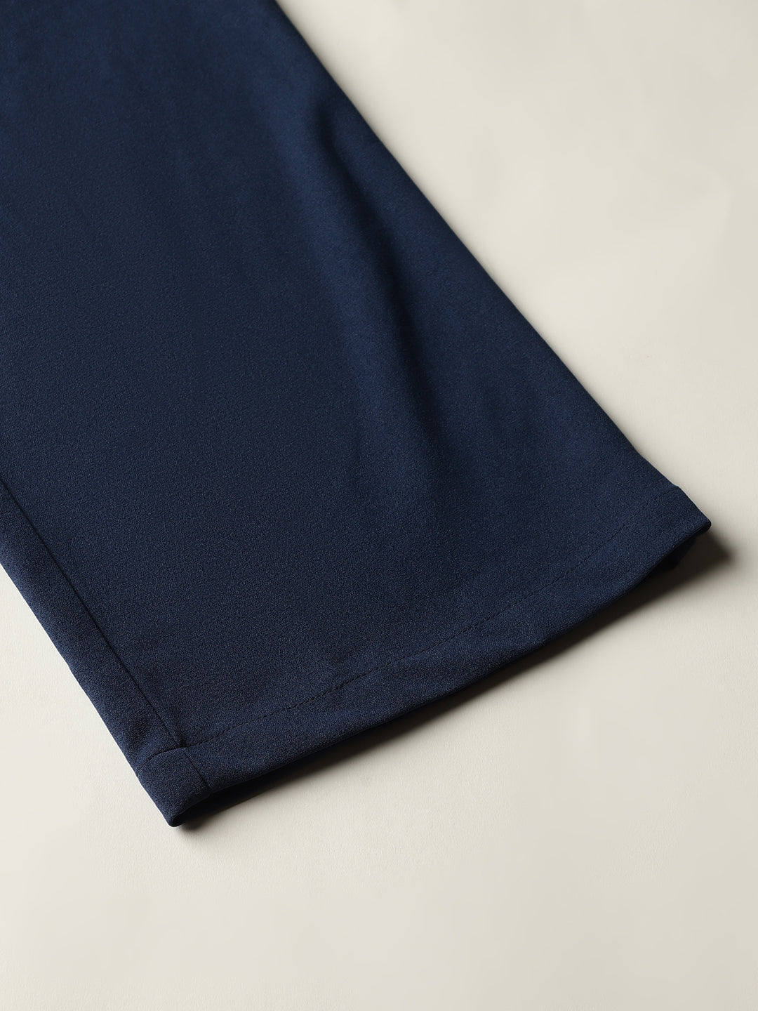 Beatnik Wide Leg Full Length Solid Womens Trousers Beatnik India