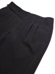 Beatnik Pleated Ankle Length Solid Womens Trousers Beatnik India
