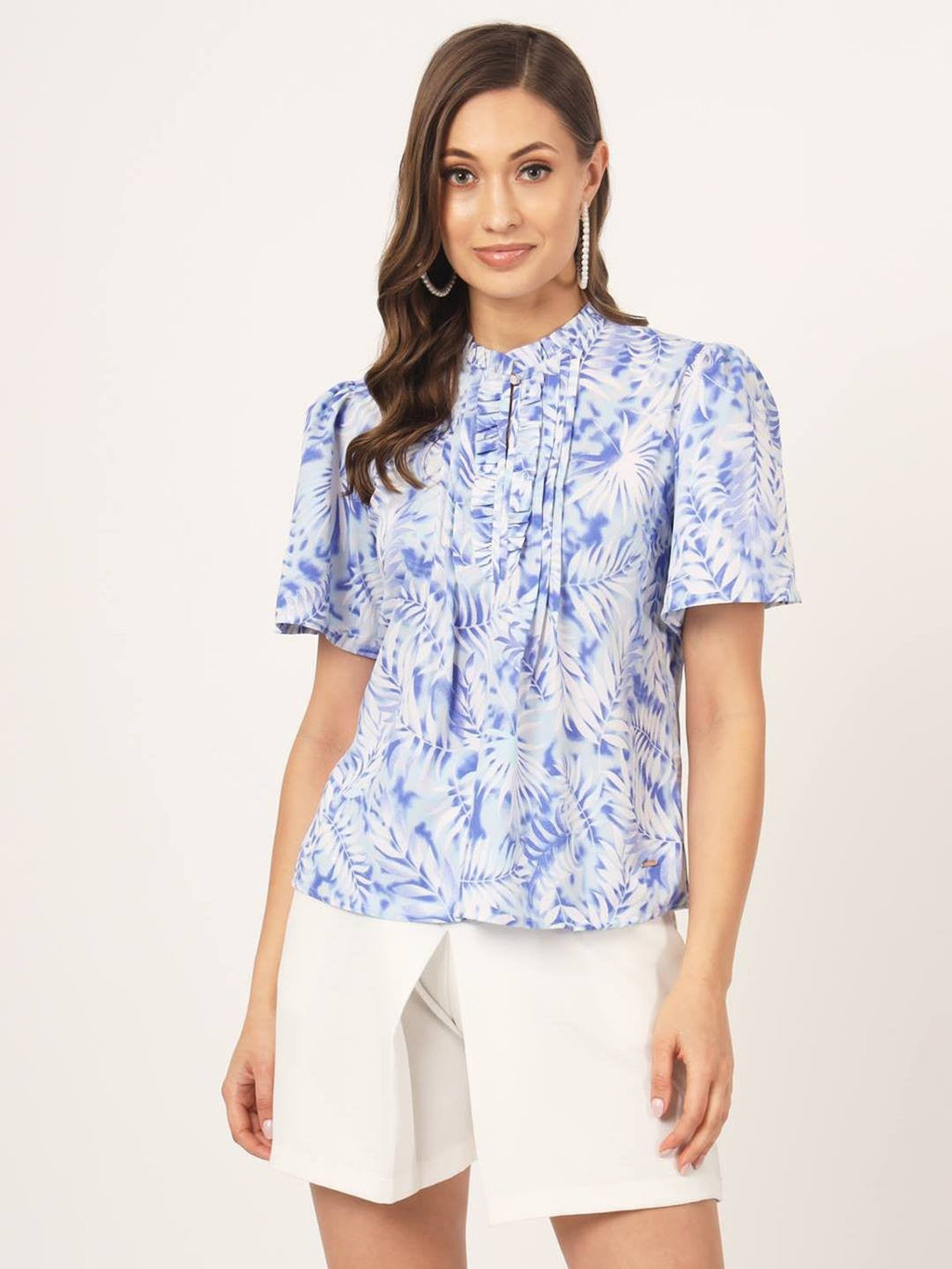 Sky Blue Top with Shorts