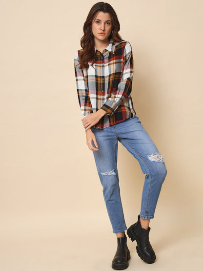 Beatnik Woollen Checked Shirt