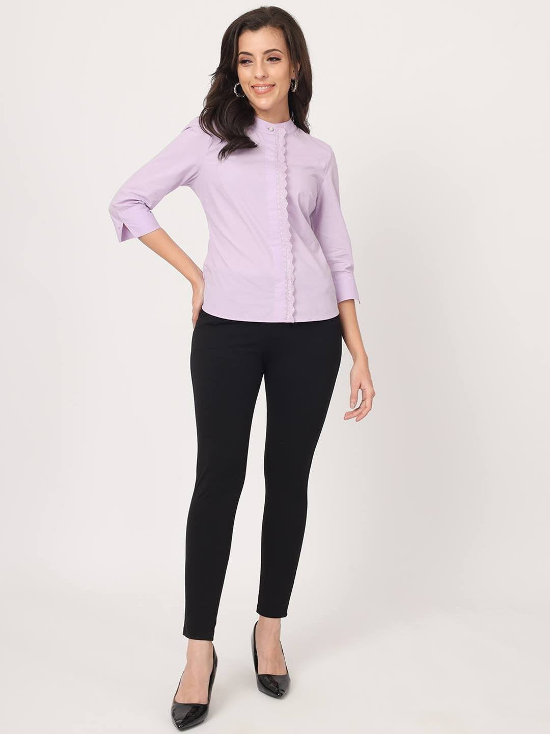 Beatnik Roma Fitted Black Womens Treggings